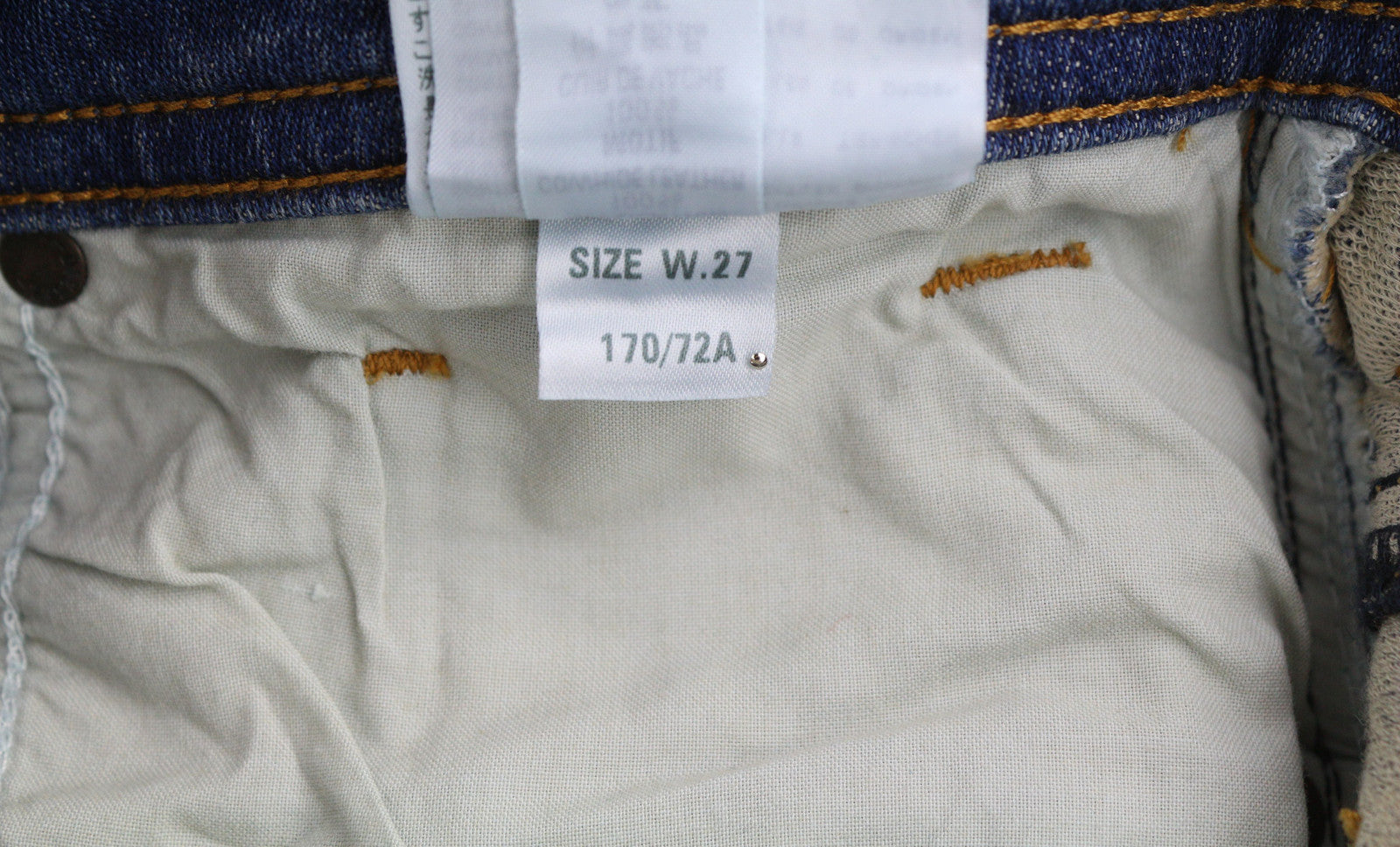 DIESEL Thommer-T 0870M Vyriški džinsai W27 Jogg Stretch Ripped Distress Washed Blue 