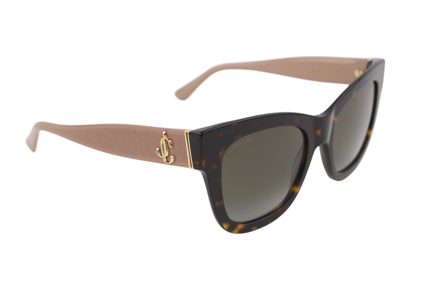 JIMMY CHOO Jan/s Onsha moteriški akiniai nuo saulės su tonuotu gyvūnų raštu ir katės akių raštu – RMK 349 € 