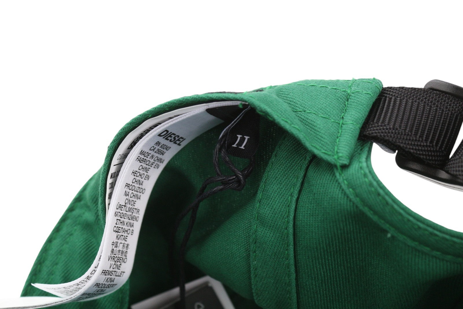 DIESEL C-Smill vyriška kepurė su žalia beisbolo logotipu, visiems metų laikams, laisvalaikio ir unisex stiliaus. 