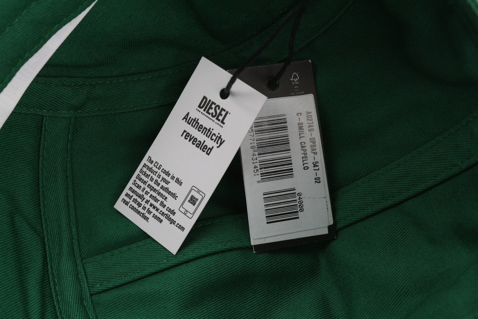 DIESEL C-Smill vyriška kepurė su žalia beisbolo logotipu, visiems metų laikams, laisvalaikio ir unisex stiliaus. 