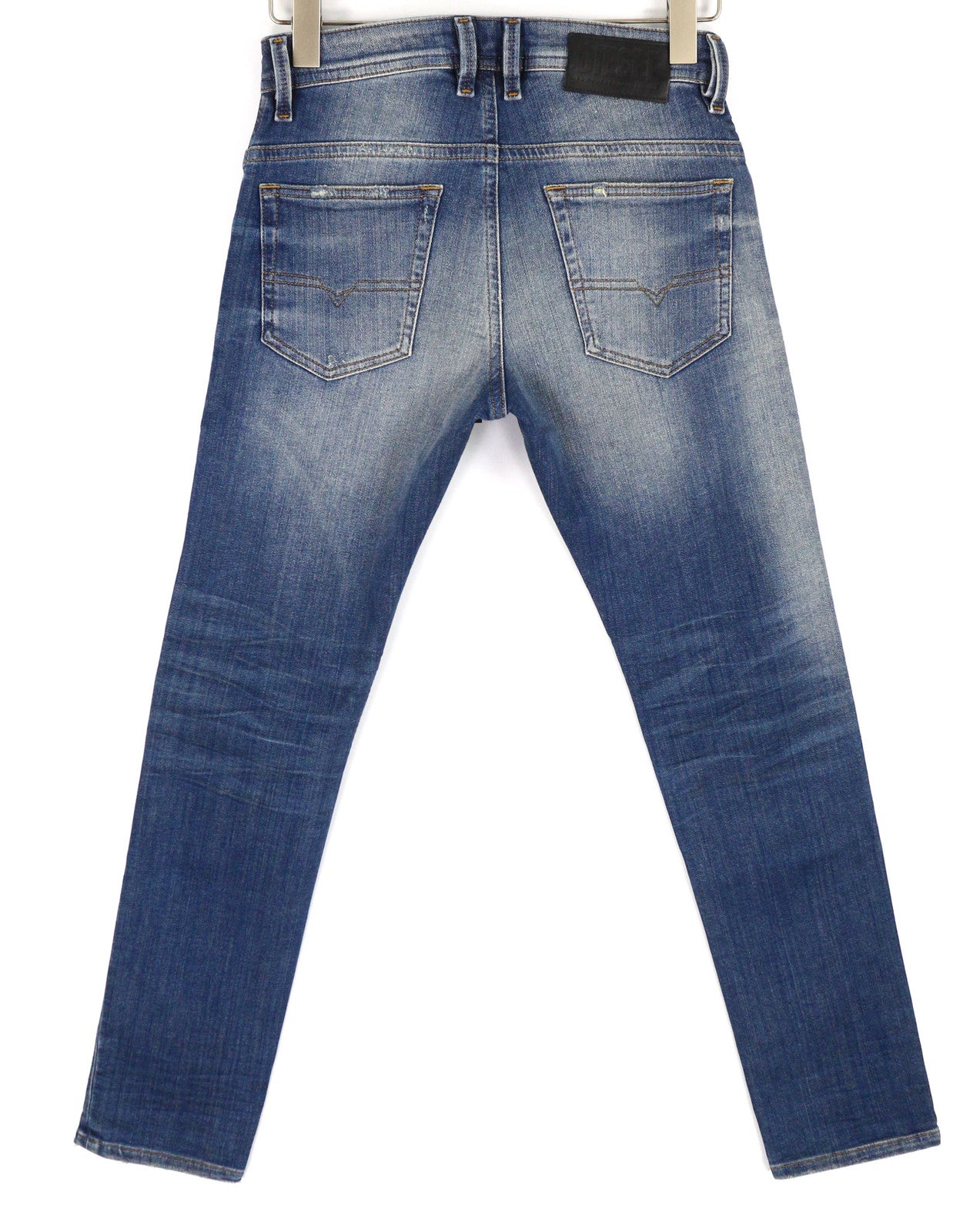 DIESEL Thommer-T 0870M vyriški džinsai W27 Jogg, ištempti, išskalbti, ploni 