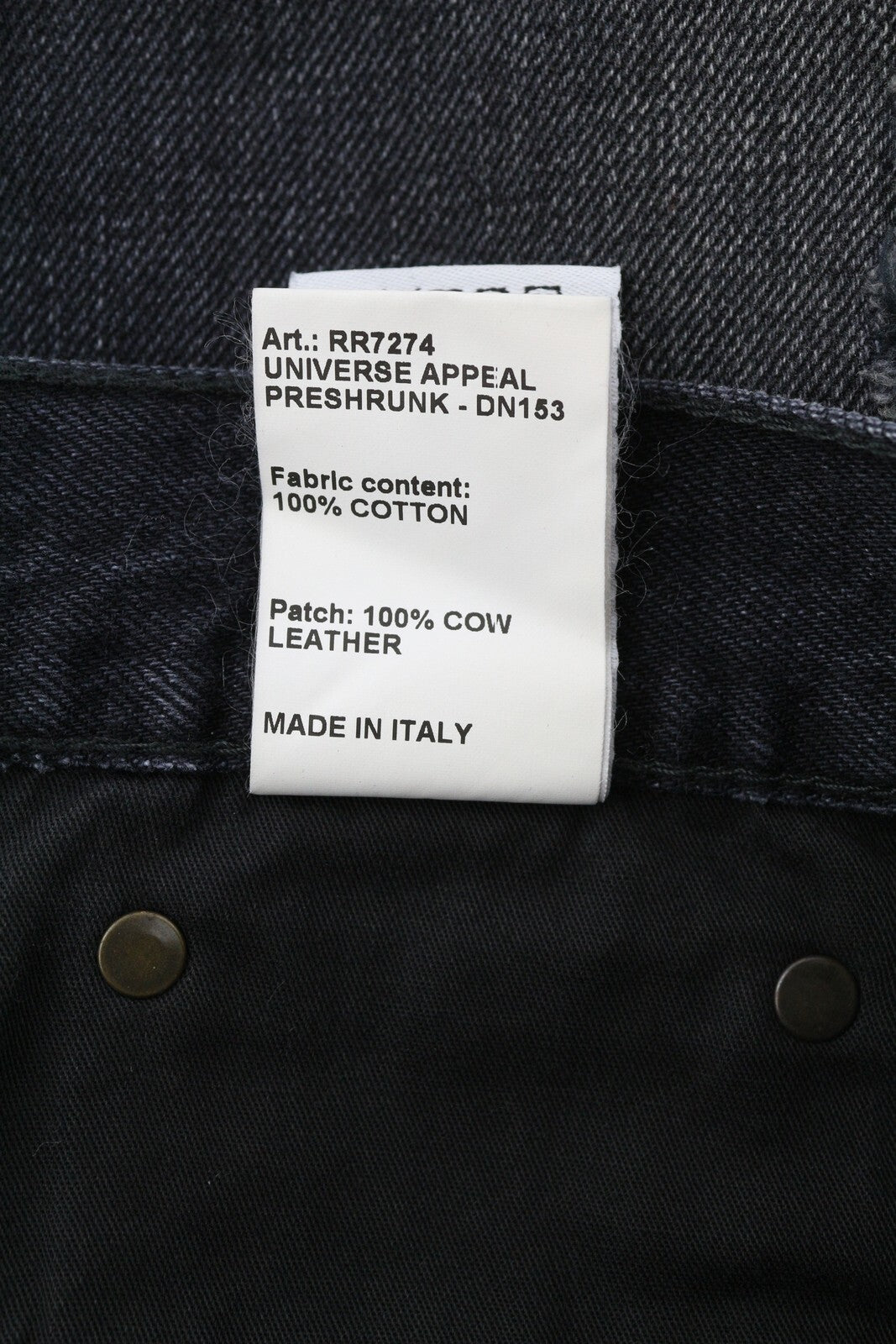 R13 Boyfriend vyriški džinsai, 32" Jake juodi, skalbto džinso, su užtrauktuku ir kišenėmis. 