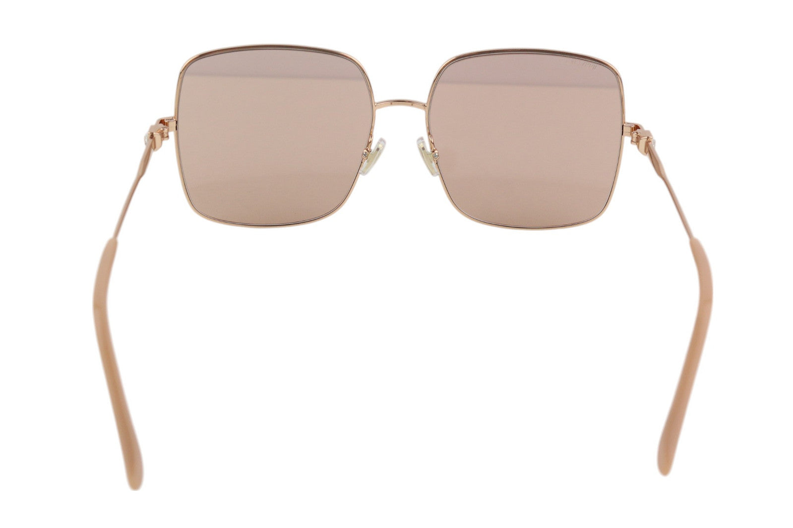 JIMMY CHOO Lili/S moteriški akiniai nuo saulės VIENO DYDŽIO, tonuoto rožinio aukso spalvos, kvadratiniai, rekomenduojama mažmeninė kaina – 299 € 