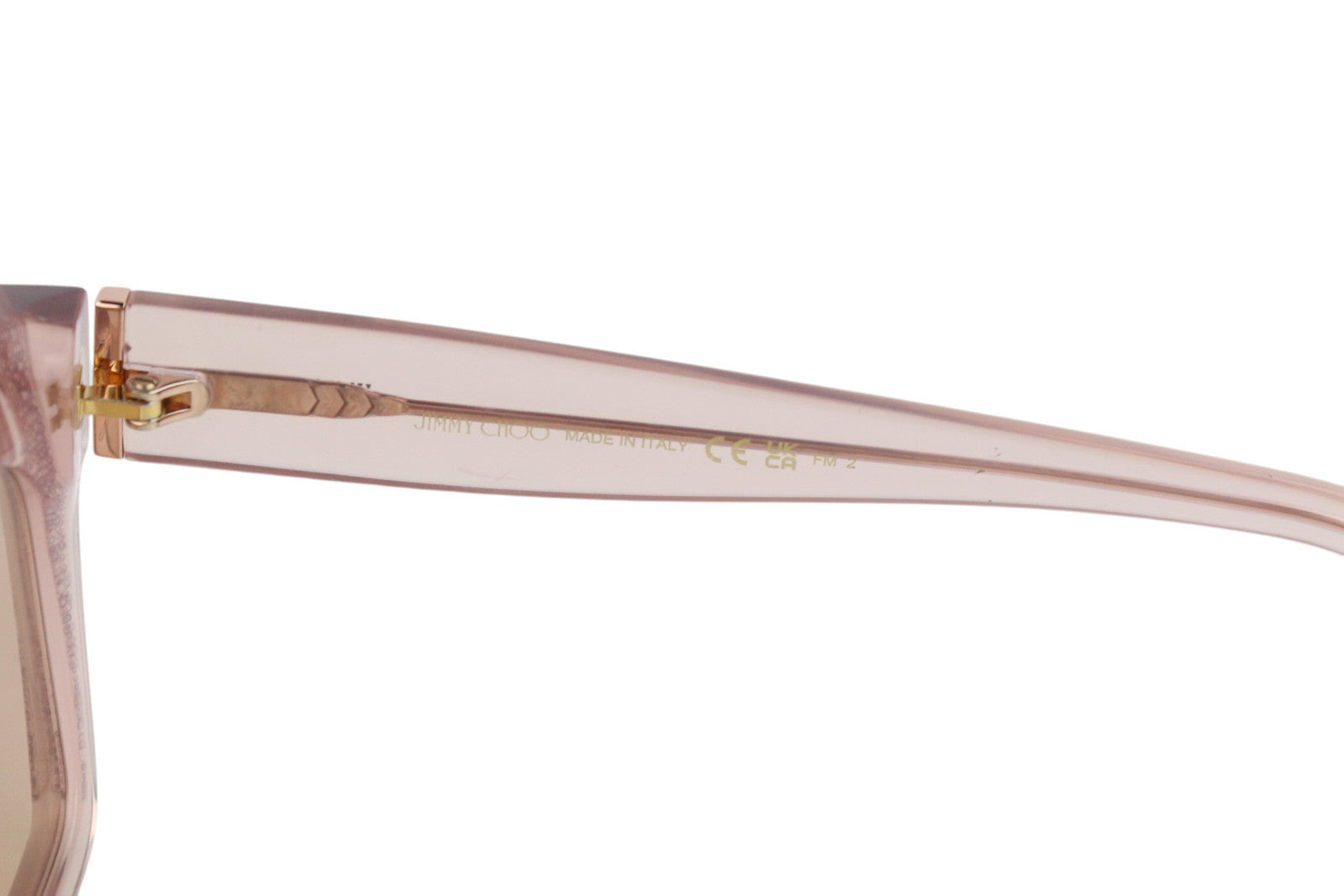 JIMMY CHOO Megs/S moteriški akiniai nuo saulės VIENO DYDŽIO su blizgučiais ir tonais, stačiakampiai, rekomenduojama kaina – 349 € 