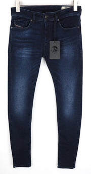 DIESEL Sleenker-X 083AG vyriški džinsai W28/L34 Slim Skinny Fit tamprūs tamsiai mėlyni 