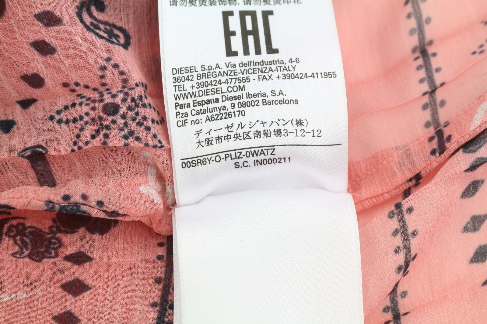 DIESEL O-Pliz moteriškas sijonas M, rožinis, klostuotas, dvigubo juosmens, iki kelių, rekomenduojama kaina 180 € 