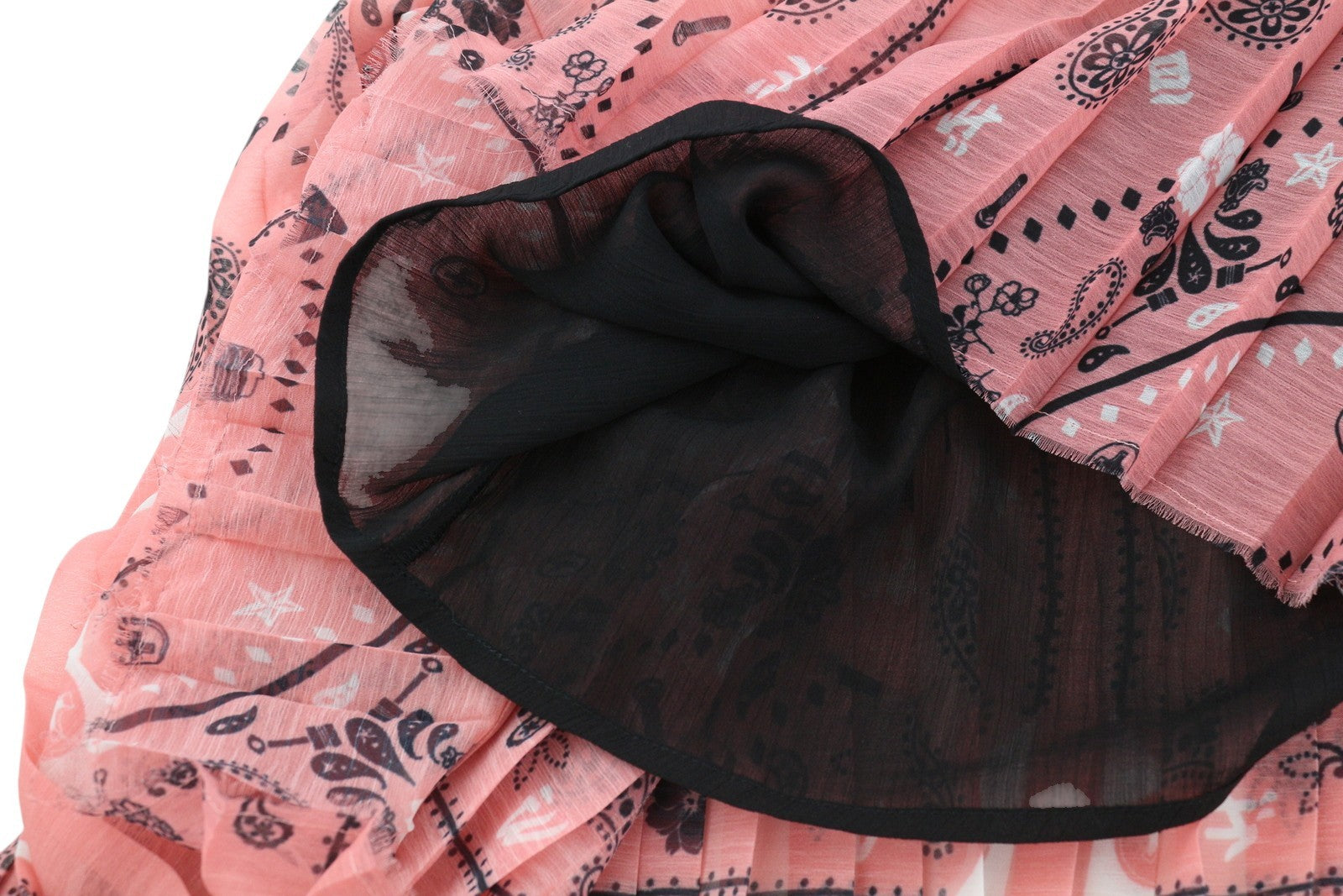 DIESEL O-Pliz moteriškas sijonas M, rožinis, klostuotas, dvigubo juosmens, iki kelių, rekomenduojama kaina 180 € 