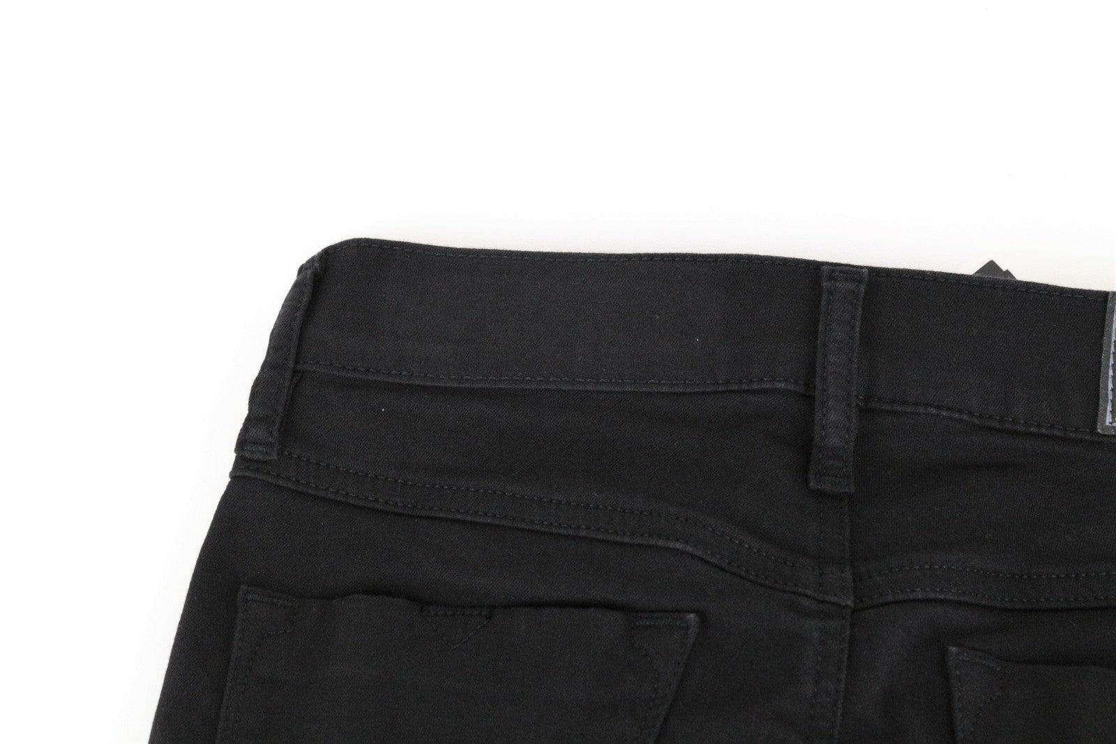 DIESEL Livier R608A moteriški džinsai W25 itin ploni, juodi, tamprūs medvilniniai džinsai 