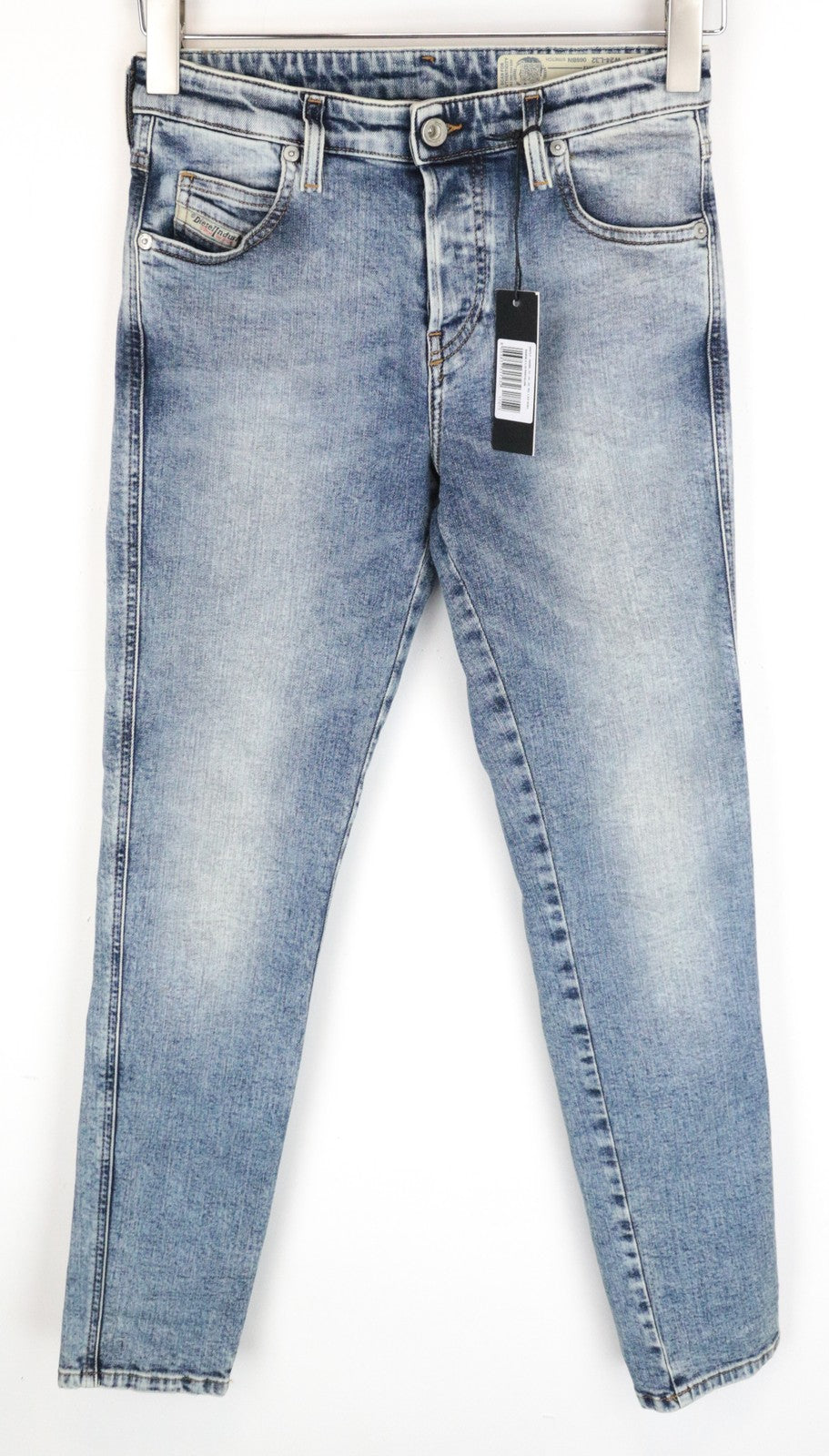 DIESEL Babhila 069BN moteriški džinsai W28/L32 Slim Skinny medvilnės tamprės šviesiai mėlyni