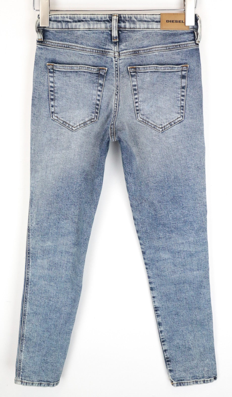 DIESEL Babhila 069BN moteriški džinsai W28/L32 Slim Skinny medvilnės tamprės šviesiai mėlyni