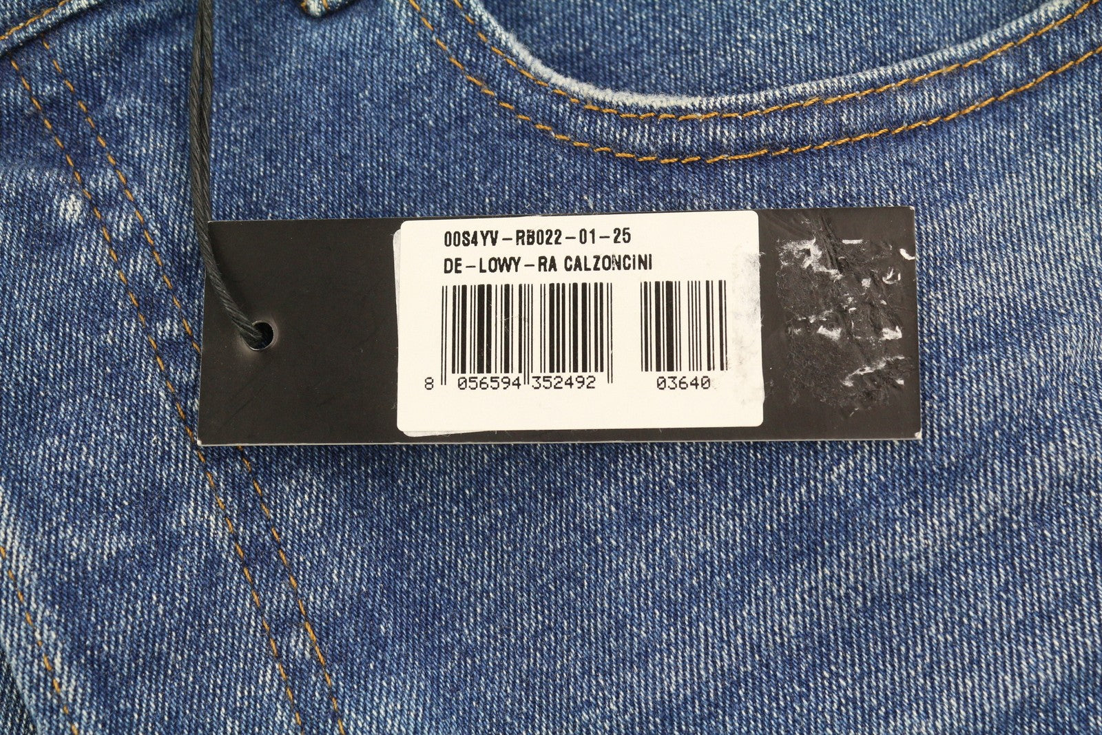 DIESEL De-Lowy-Ra RB022 moteriški šortai, W25, skalbtos mėlynos spalvos, džinsinio audinio, RRP 120 € 