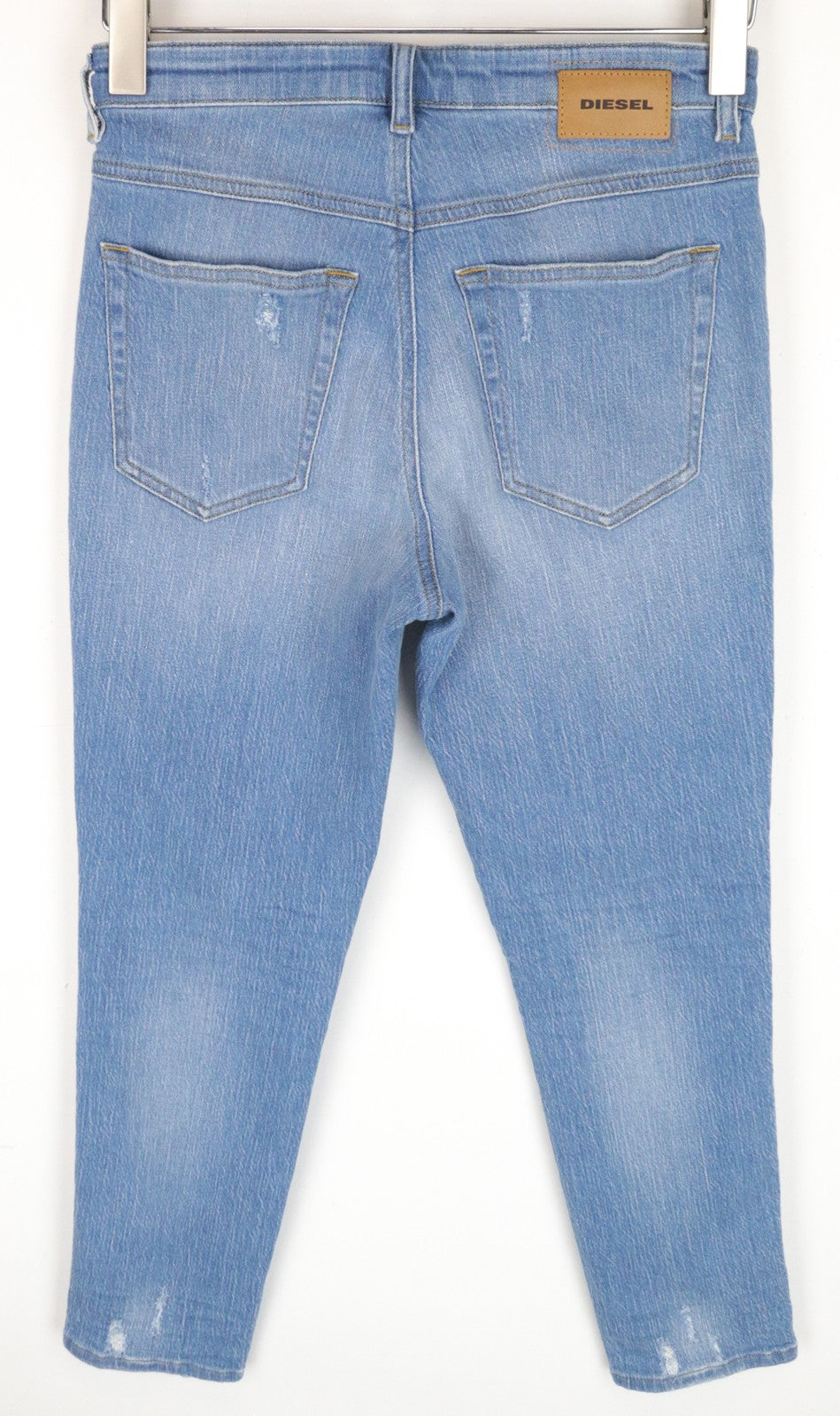 DIESEL Babhila-High 081AF moteriški džinsai W26/L30 Slim Skinny medvilnės tamprės mėlyni 