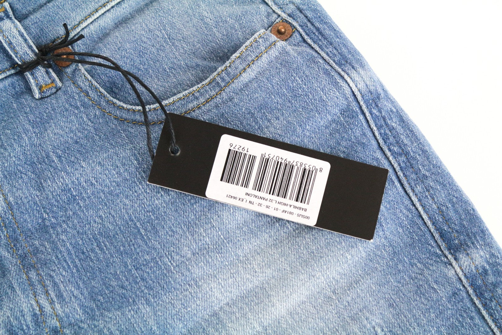 DIESEL Babhila-High 081AF moteriški džinsai W26/L32 Slim Skinny Denim tamprūs mėlyni 