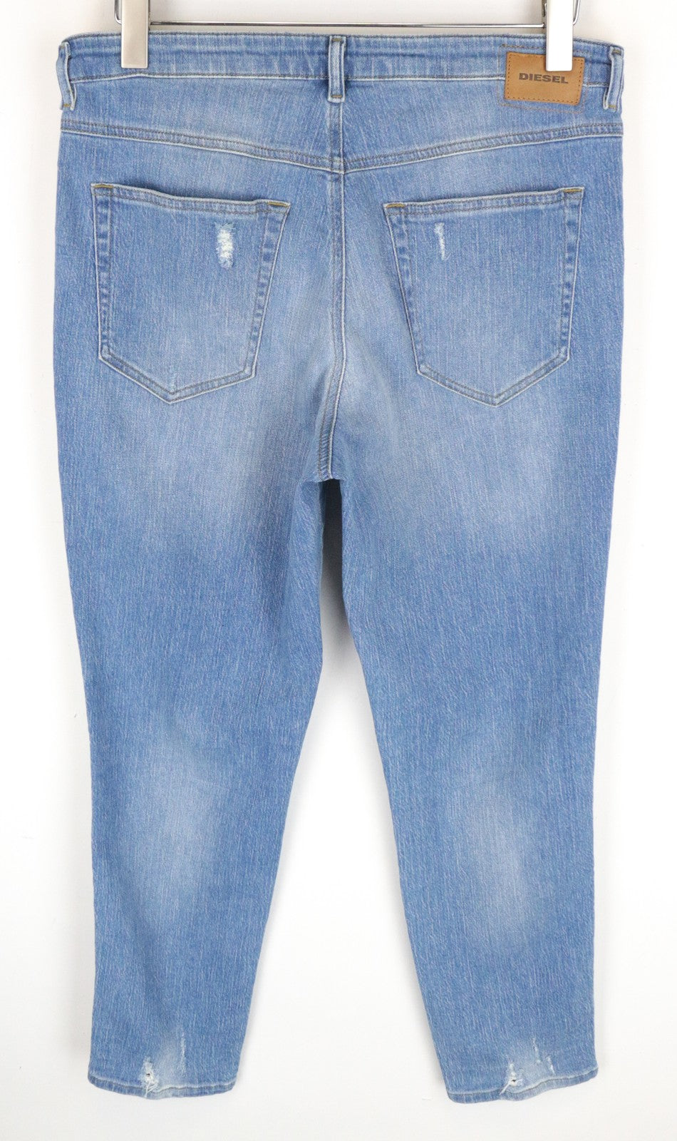 DIESEL Babhila-High 081AF moteriški džinsai W31/L32 Slim Skinny skalbti tamprūs mėlyni 