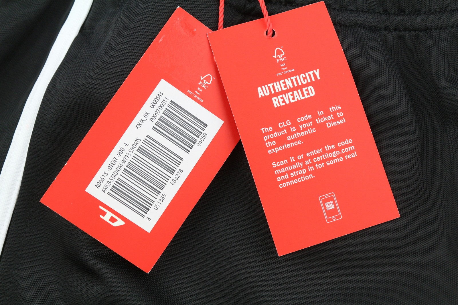 DIESEL Amsb-Stadiom-Wt13 vyriški šortai L 55DSL sportinis bėgimo šortai su elastingu juosmeniu, juodi 