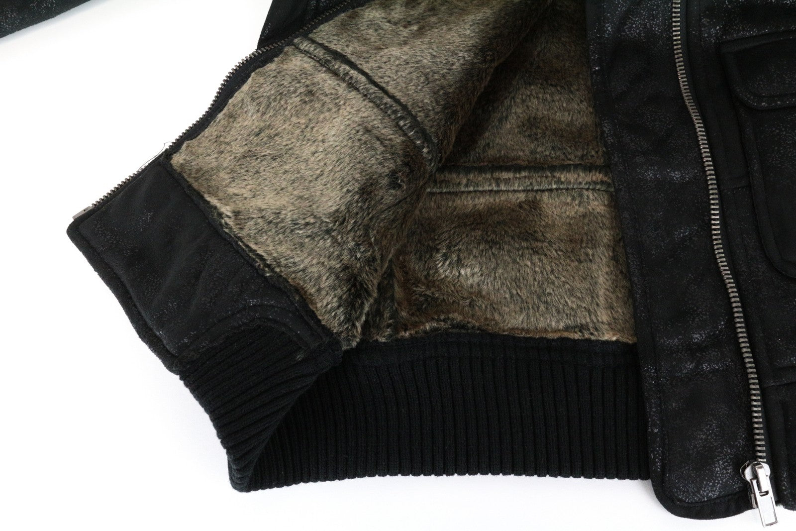 DESIGUAL Werewolf Women  Jacket 42 Black Single-Breasted Zipped Long Sleeve