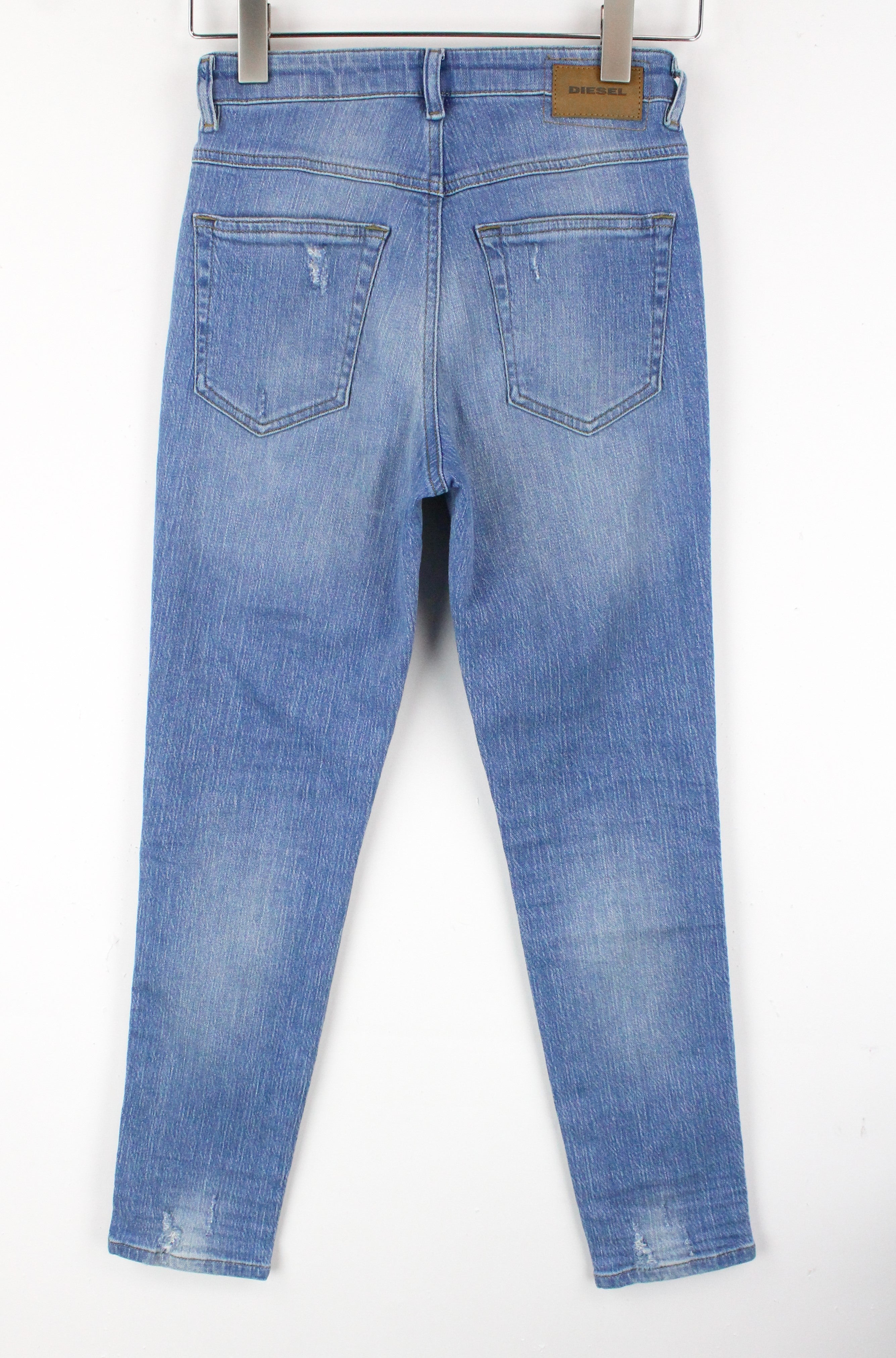 DIESEL Babhila-High 081AF moteriški džinsai W24/L30 Slim Skinny Stretch mėlyni 