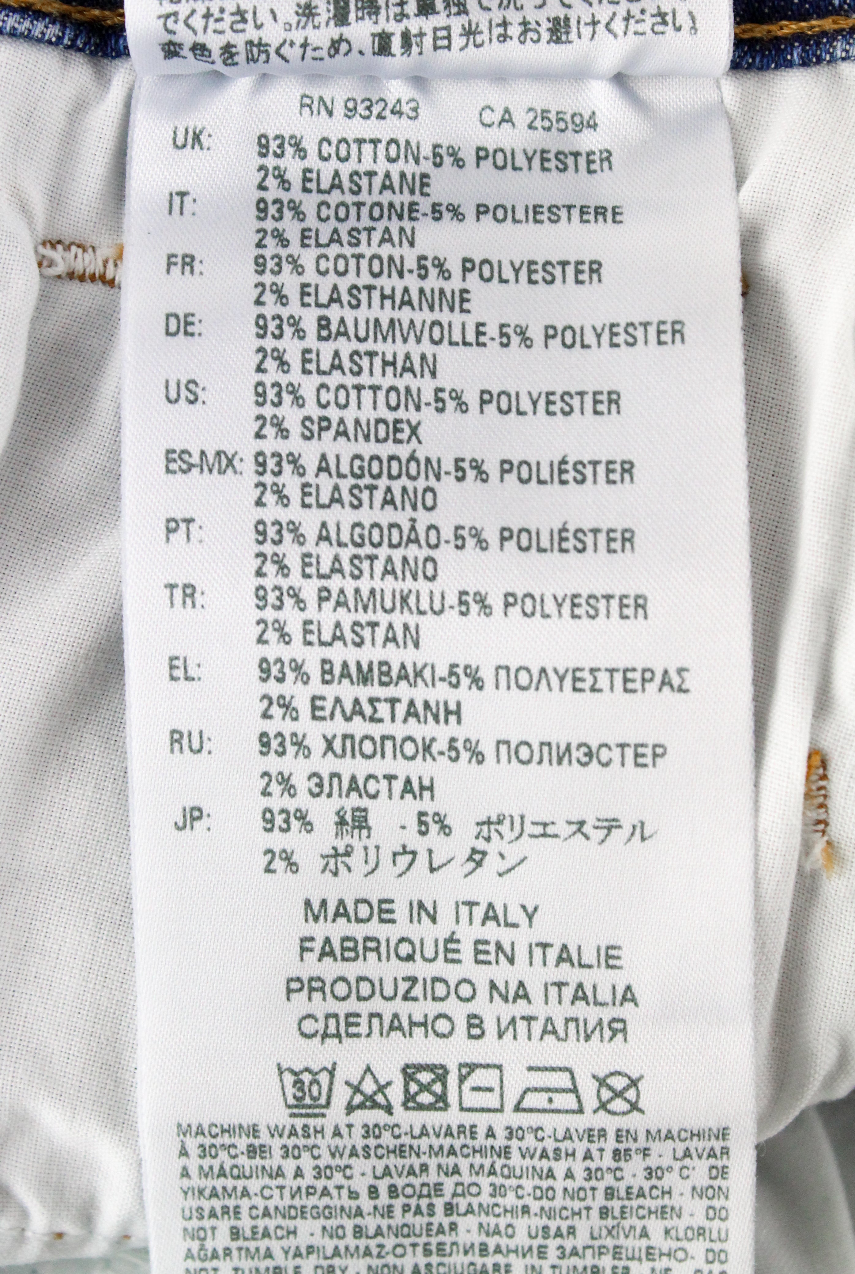 DIESEL Slandy 086AH moteriški džinsai W26/L32 tamprūs, mėlyni, plėšyti, itin ploni, aptempti 