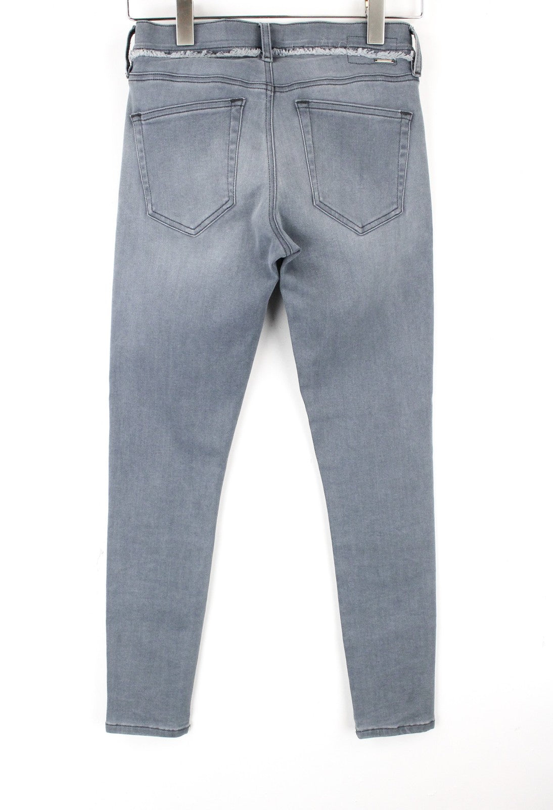 DIESEL Slandy-Ankle-W 084QB Women's Jeans W27/L32 Super Slim Skinny Grey Stretch