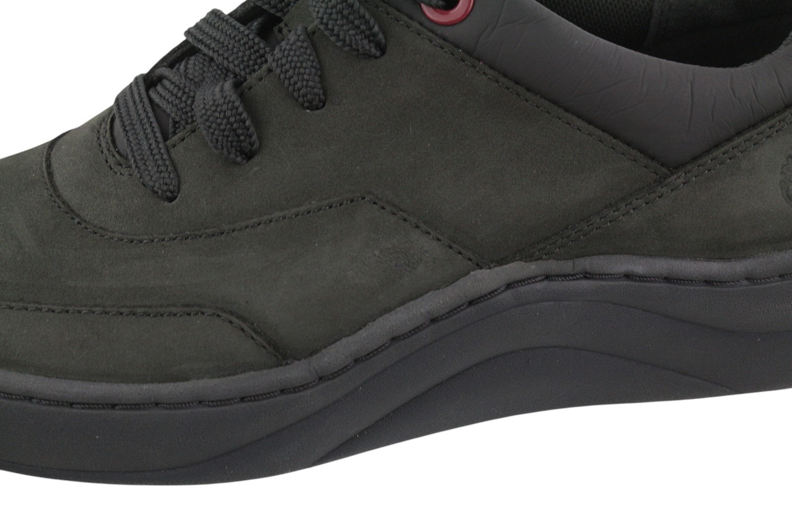 TIMBERLAND A25WA moteriški bateliai EU38 EU38.5 juodi odiniai žemapadžiai su nėriniuota migdolų nosele. 