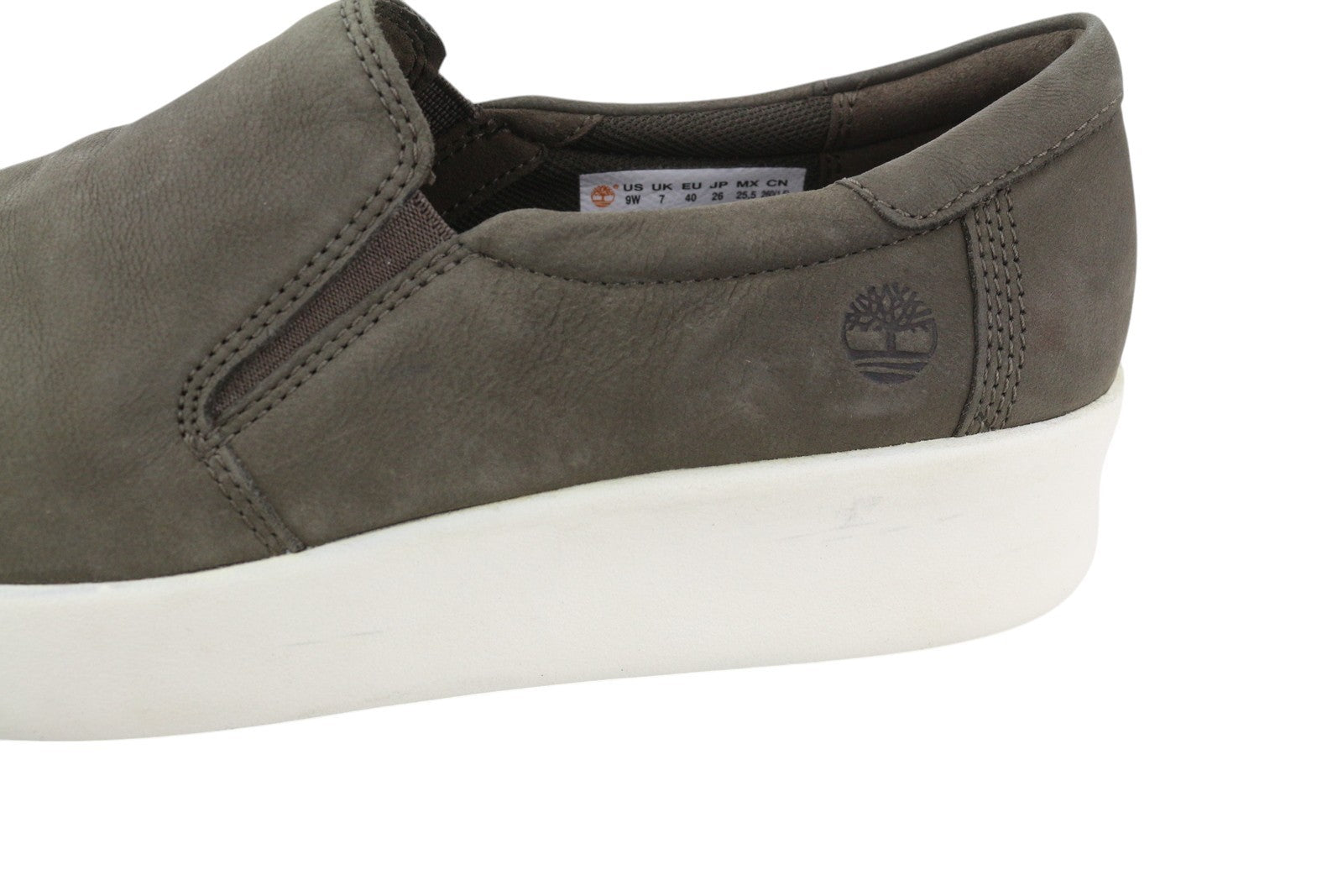 TIMBERLAND A1M9T moteriški batai, pilki, odiniai, migdolų noselės, laisvalaikio batai. 