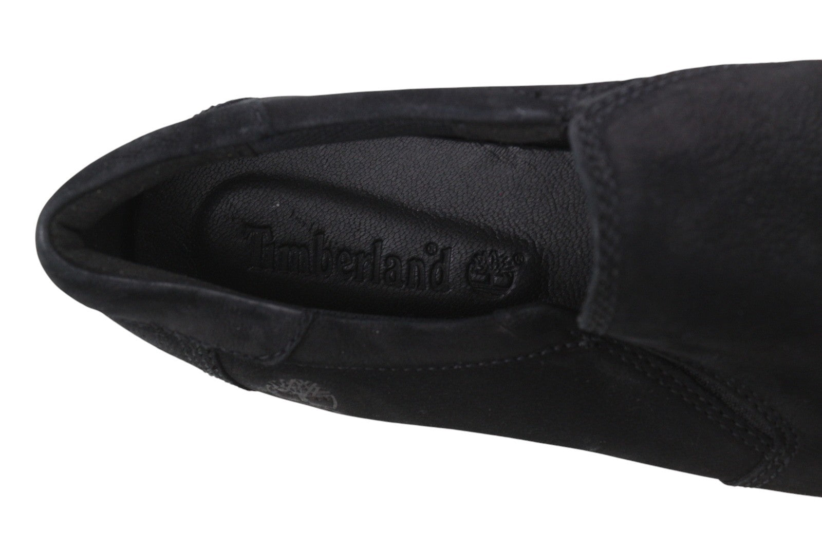 TIMBERLAND A1M97 moteriški bateliai EU38 EU38.5 juodi odiniai laisvalaikio bateliai su užtrauktuku, migdolų nosimi. 