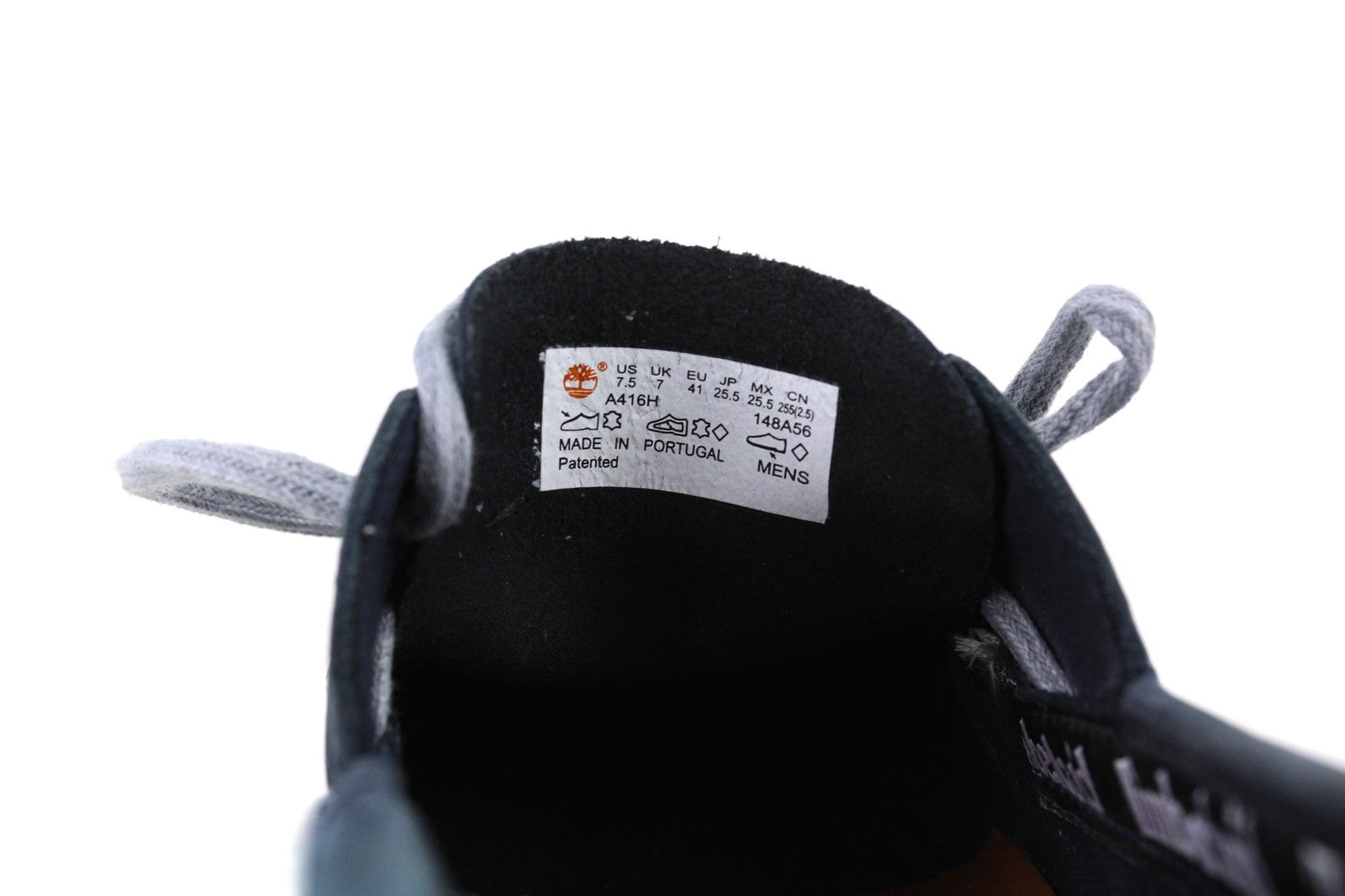 TIMBERLAND A416H vyriški batai EU41 UK7 mėlyni odiniai mokasinai „True Cloud“ 