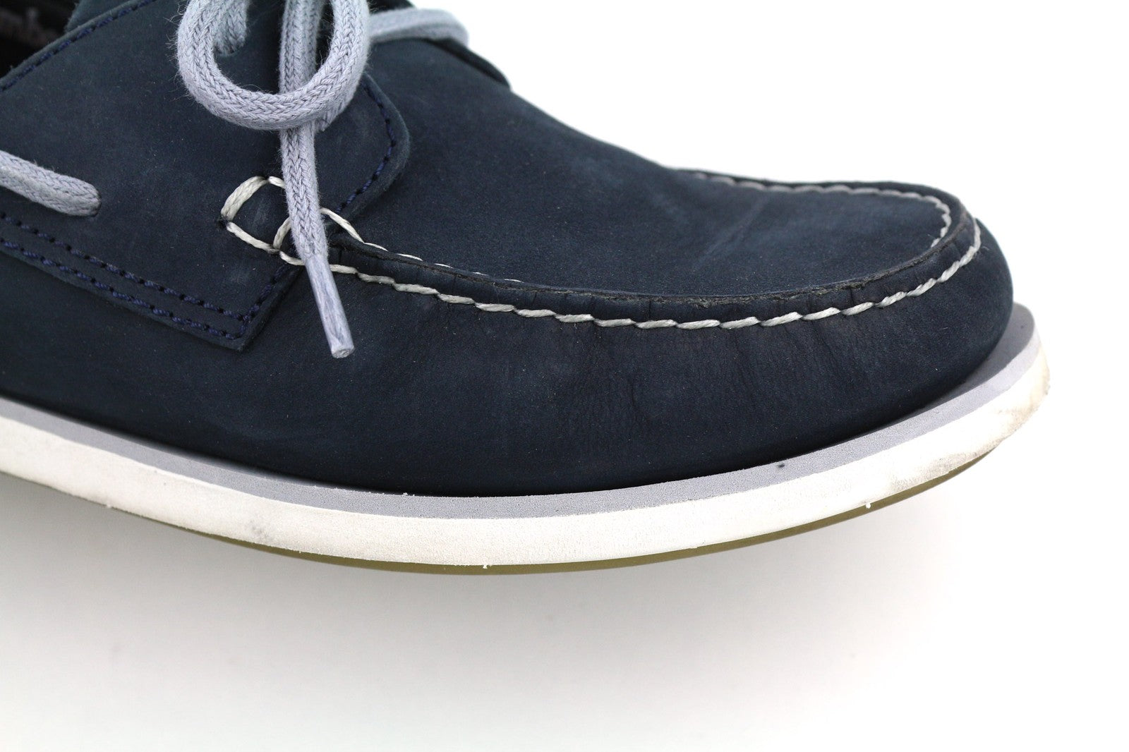 TIMBERLAND A416H vyriški batai EU41 UK7 mėlyni odiniai mokasinai „True Cloud“ 