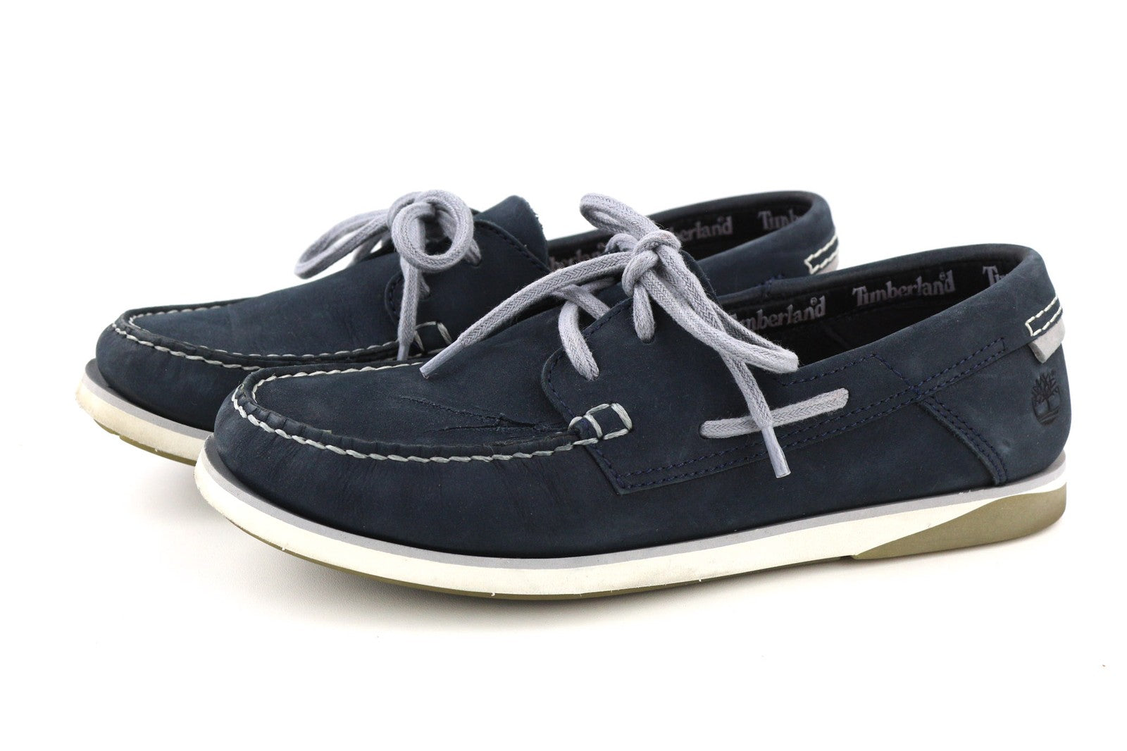 TIMBERLAND A416H vyriški batai EU41 UK7 mėlyni odiniai mokasinai „True Cloud“ 