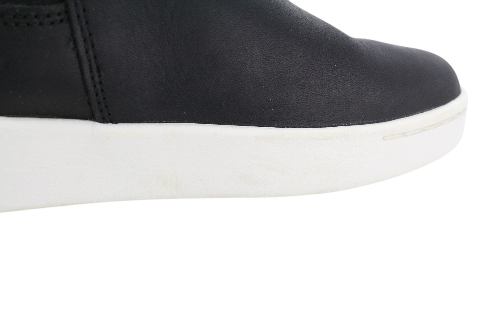 TIMBERLAND A2FUS moteriški batai EU37 EU37.5 juodi odiniai migdolų noselės su užtrauktuku. 