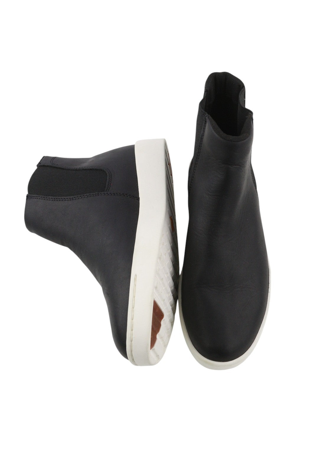 TIMBERLAND A2FUS moteriški batai EU37 EU37.5 juodi odiniai migdolų noselės su užtrauktuku. 