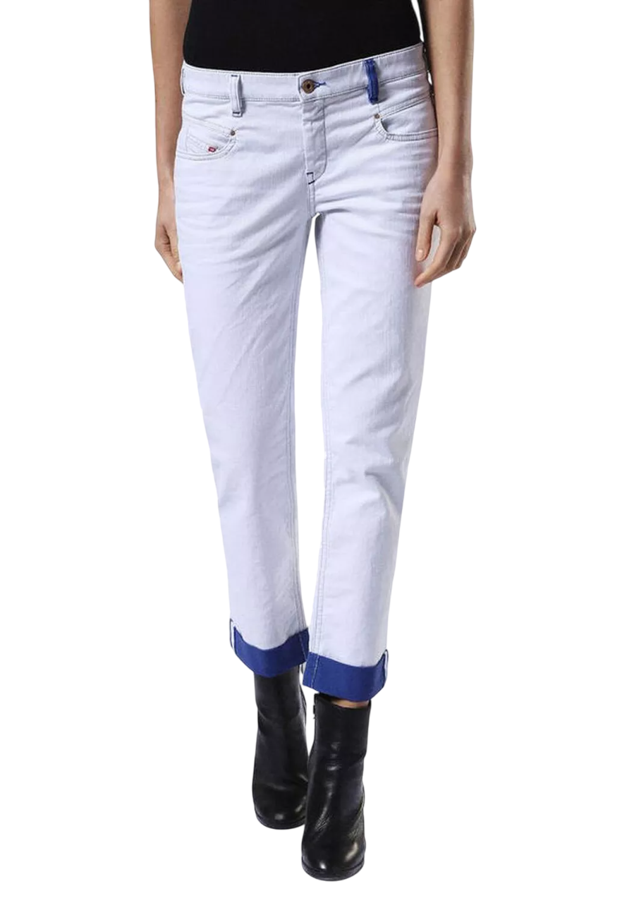 DIESEL Belthy Ankle-C1 0682M Women Jeans W26/L32 RRP€170 Slim Straight Low Waist