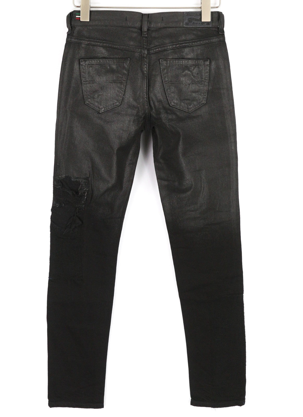 DIESEL Belthy 0856E Womens Jeans W25/L32 RRP€250 Slim Straight Low Waist Dark