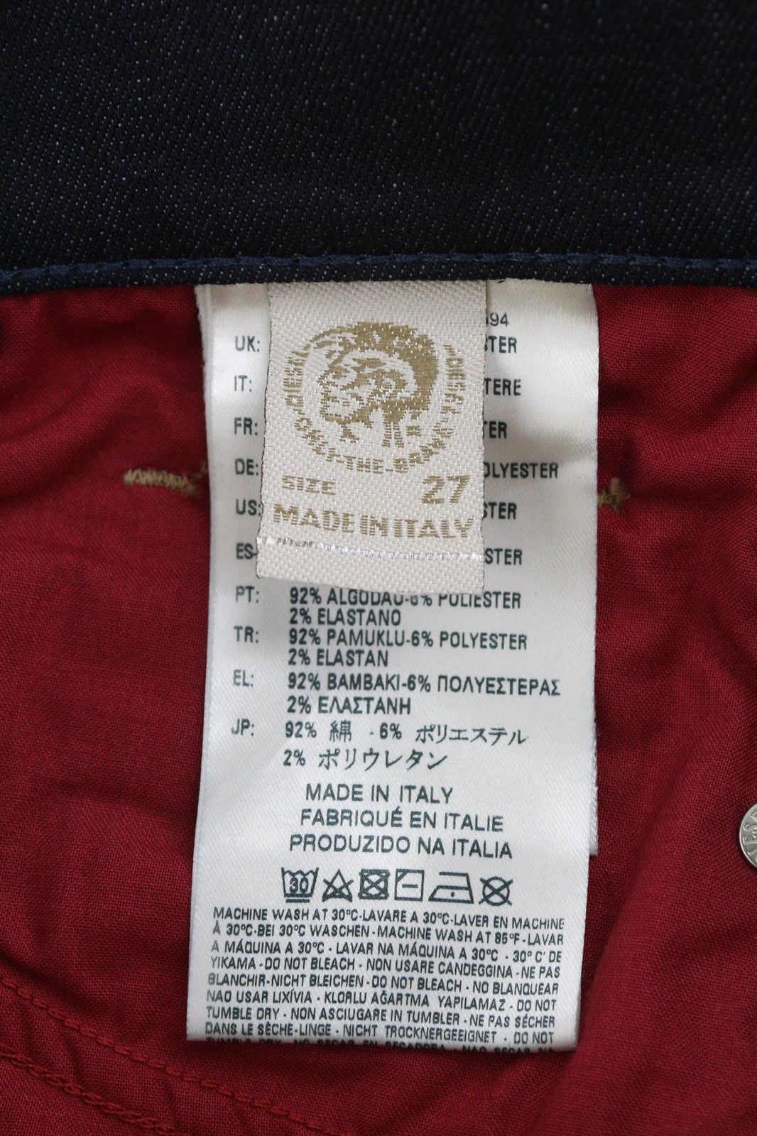 DIESEL Sandy-Kick 0665W moteriški džinsai W27/L32 Regular Slim Straight RMK 179 € 