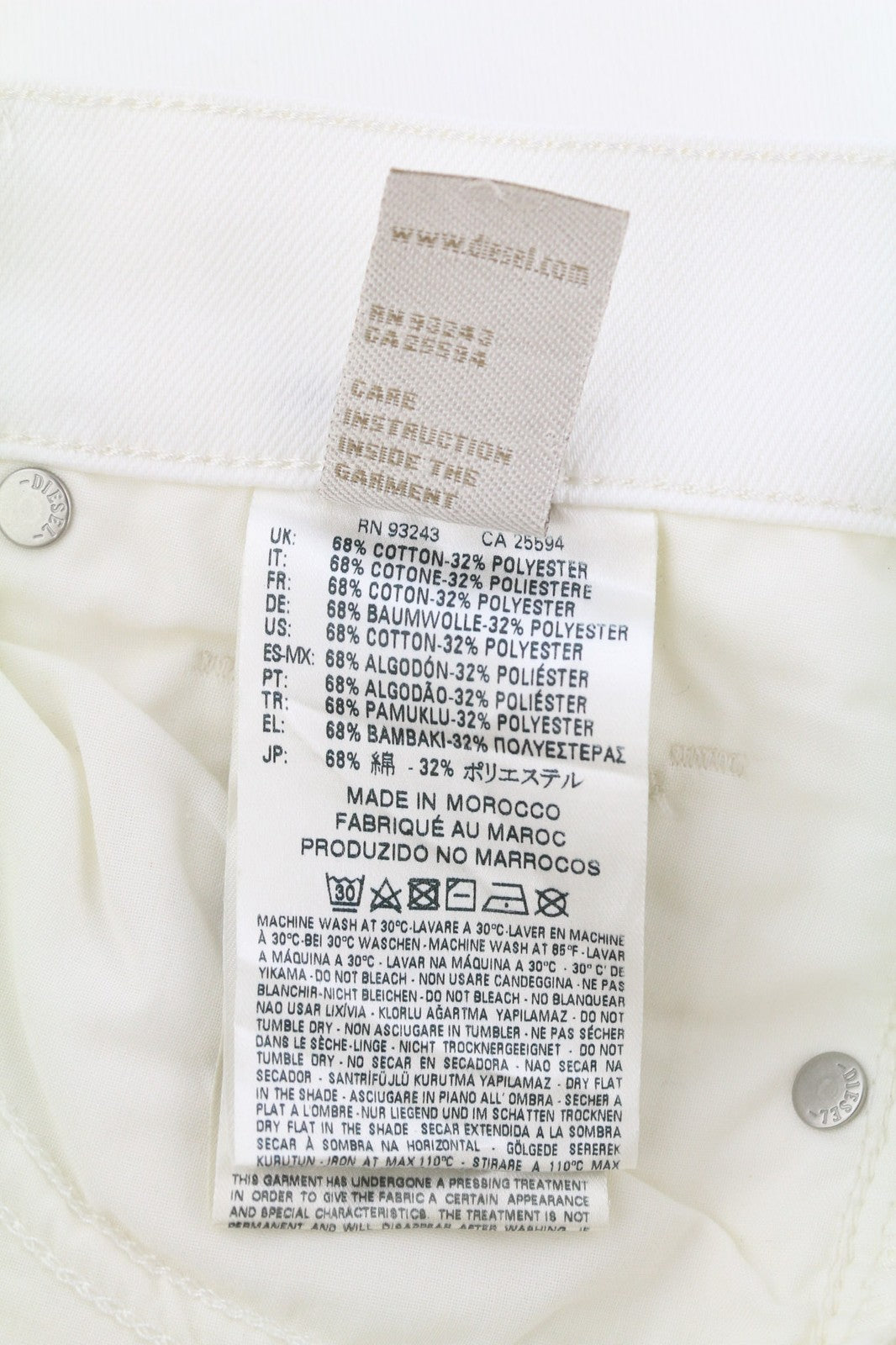 DIESEL Sandy-Kick 0Y84C Womens Jeans W26/L32 Regular Slim Straight RRP€179