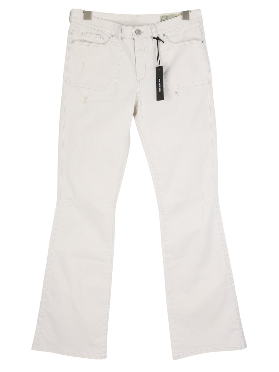 DIESEL Sandy-Patch 0672Y Womens Jeans W30/L34 RRP€190 Slim Stretch White