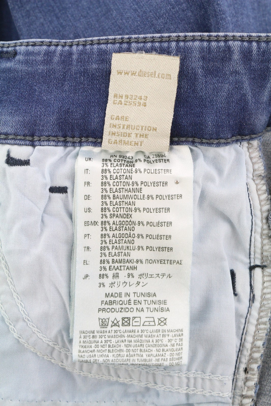 DIESEL Slandy 0681P moteriški džinsai W26/L32 Super Slim Skinny RRP 155 € tamprūs 