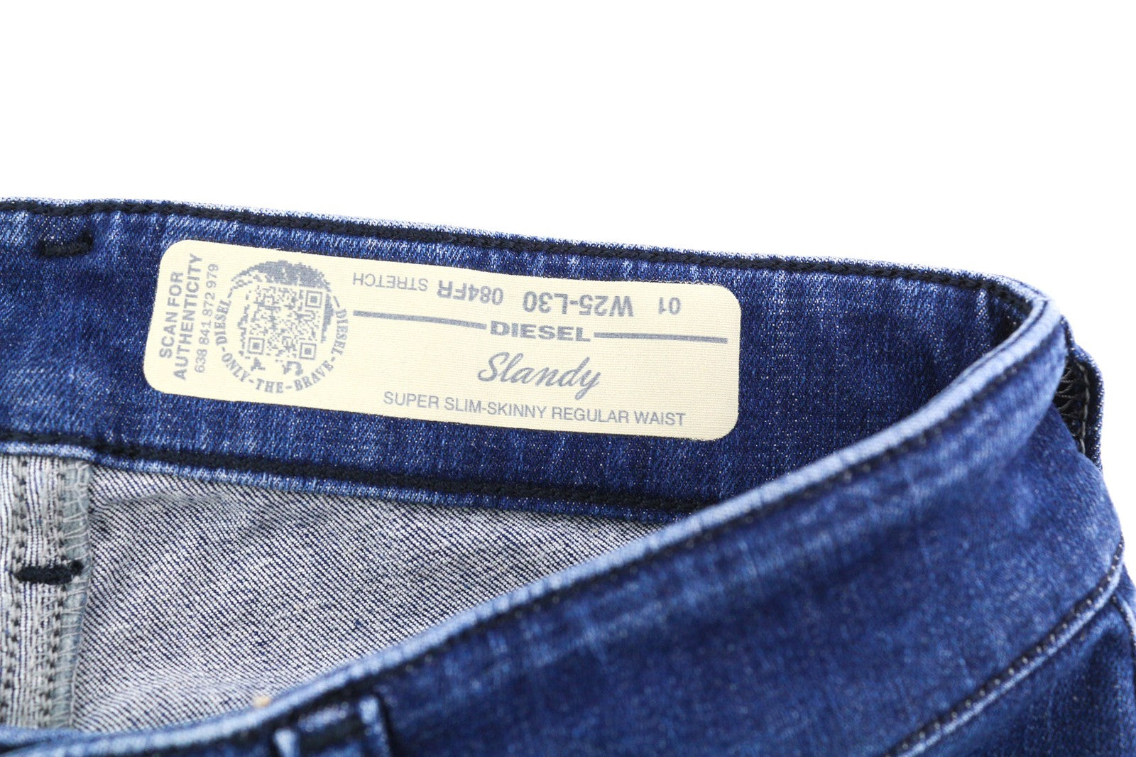 DIESEL Slandy 084FR Womens Jeans W25/L30 Super Slim Skinny Regular  Stretch