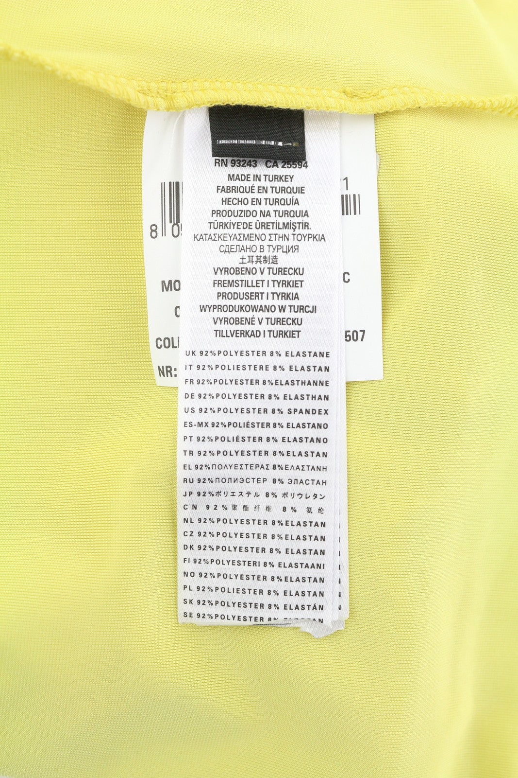 DIESEL T-Amos moteriški marškinėliai S dydžio, geltoni, veliūriniai, be rankovių, apvalios iškirptės, tamprūs, su logotipu