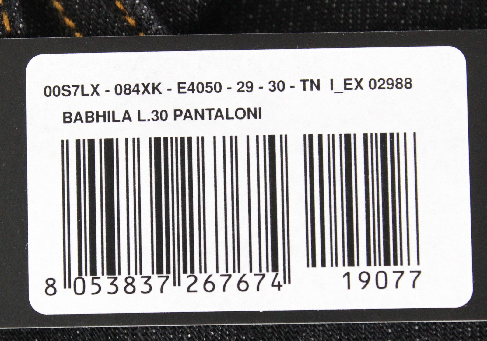 DIESEL Babhila 084XK moteriški džinsai W29/L30 tamsiai mėlyni su sagomis 