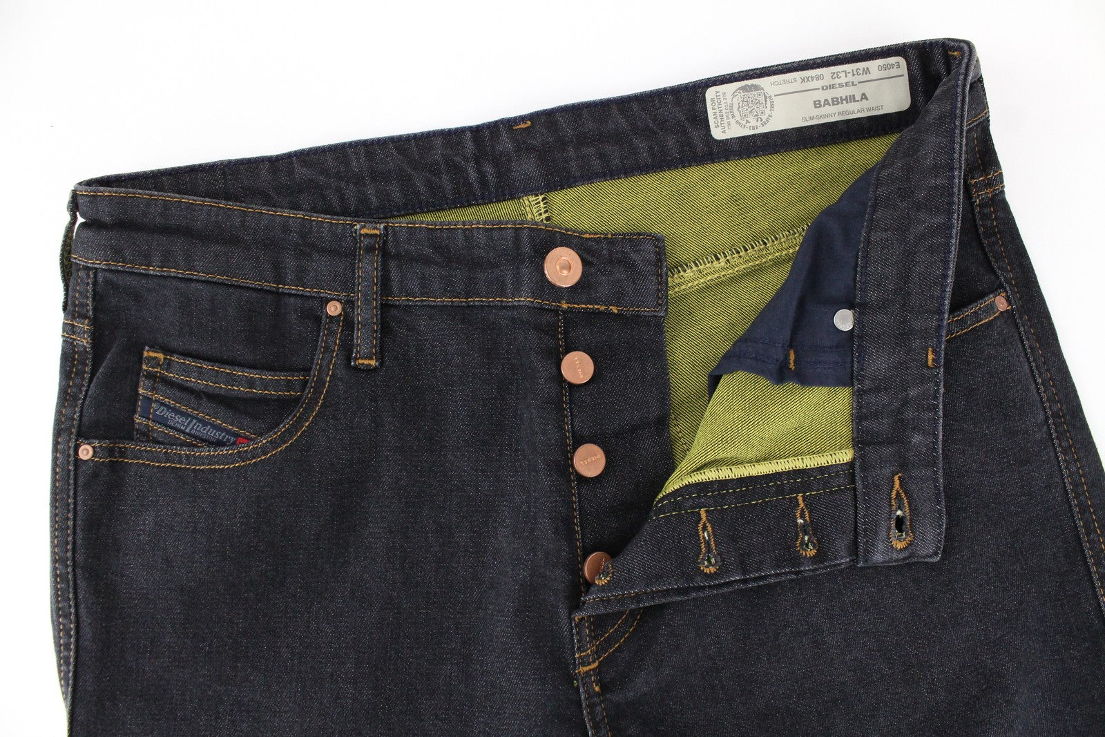 DIESEL Babhila 084XK moteriški džinsai W31/L32 su sagomis, tamprūs 