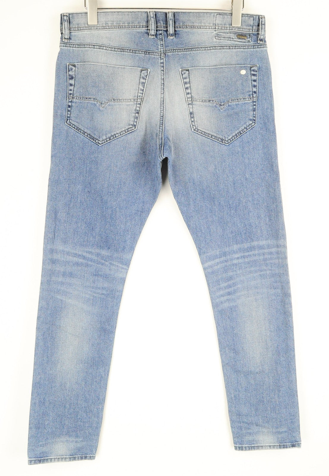 DIESEL Tepphar 0842H Mens W33 L32 Carrot  Jeans Light Blue Washed