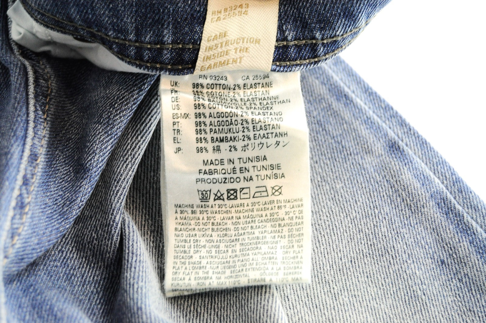 DIESEL Tepphar 0842H Mens W33 L32 Carrot  Jeans Light Blue Washed