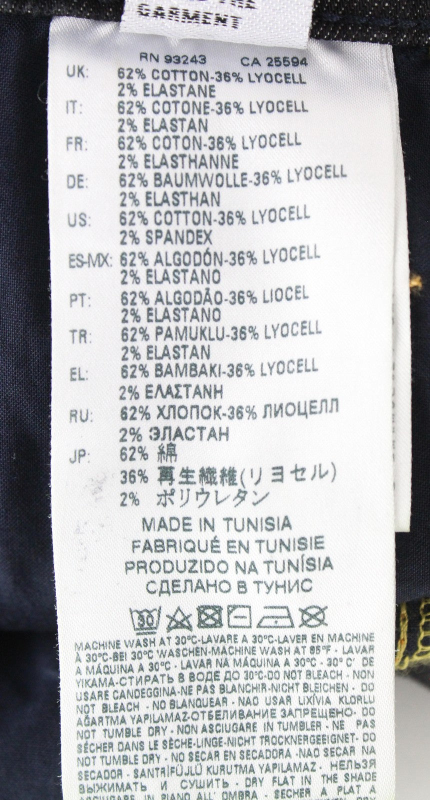 DIESEL Babhila 084XK moteriški džinsai W29/L32 tamsiai mėlyni su sagomis 