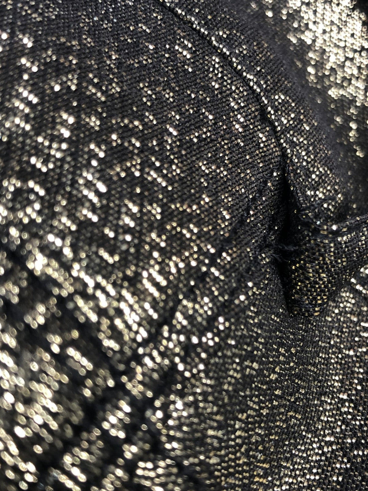 MAISON SCOTCH W24 L32 moteriški blizgučiais ir užtrauktuku aptempti džinsai su vidutinio liemens raštu 