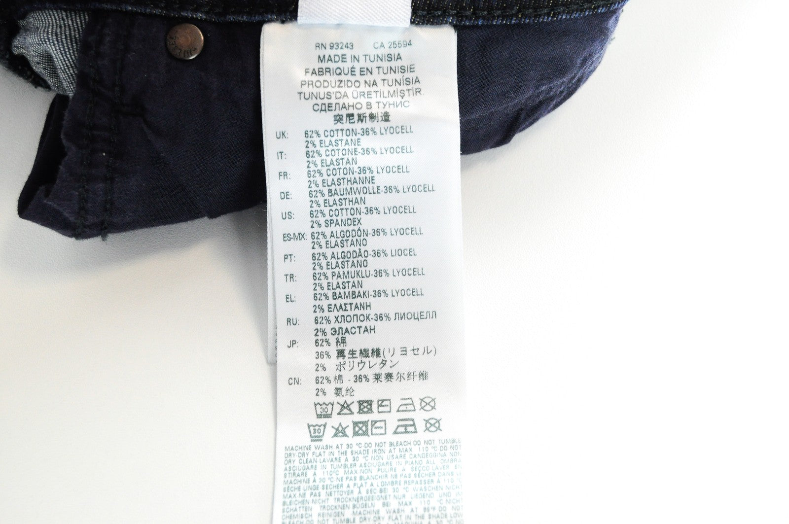 DIESEL Belther-R R8LC4 vyriški W28 L30 ploni siaurėjantys tamprūs džinsai tamsiai mėlyni 