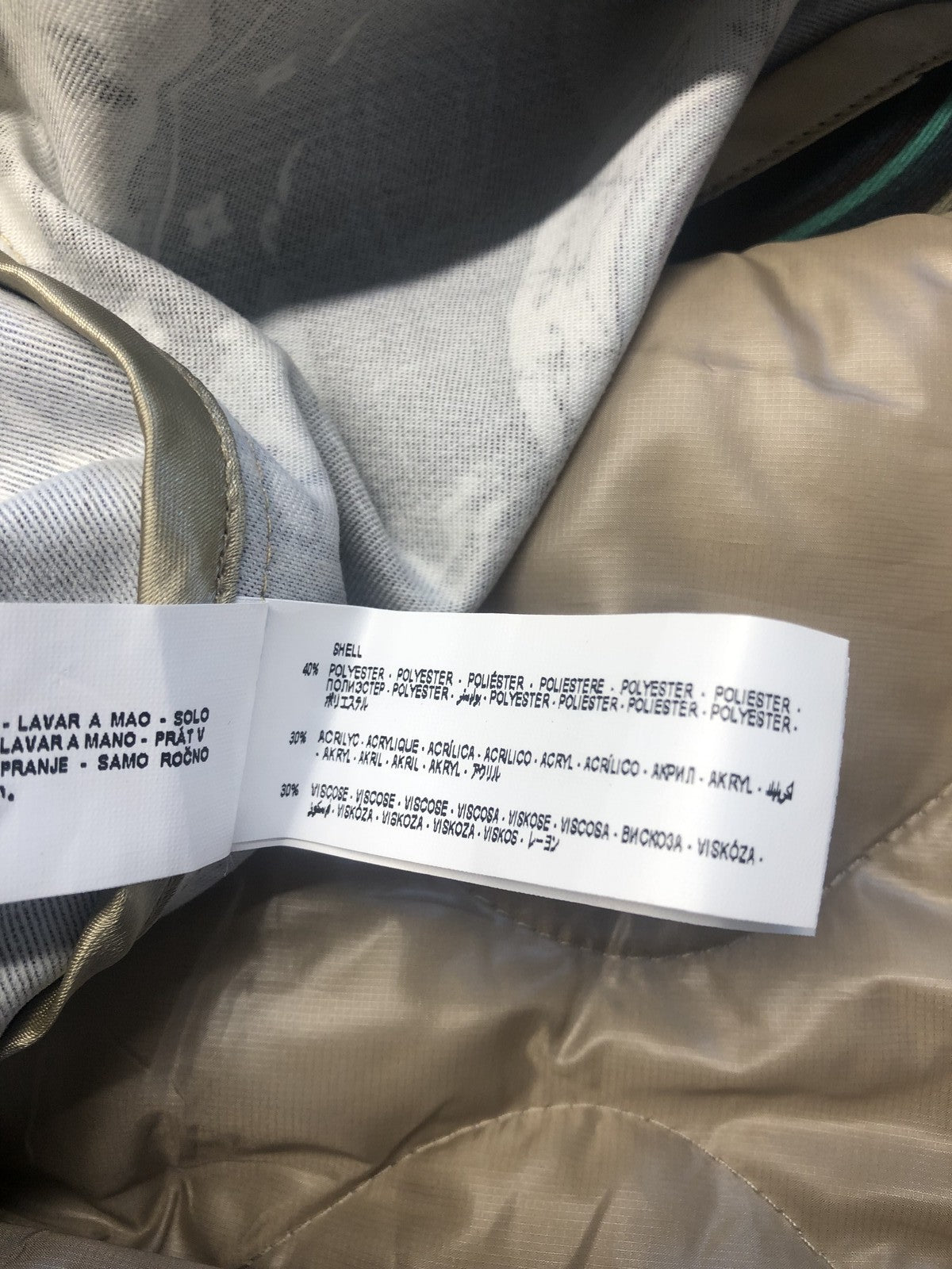 DESIGUAL Demption moteriškas paltas EU38 rudas melanžas su dvigubu pamušalu 