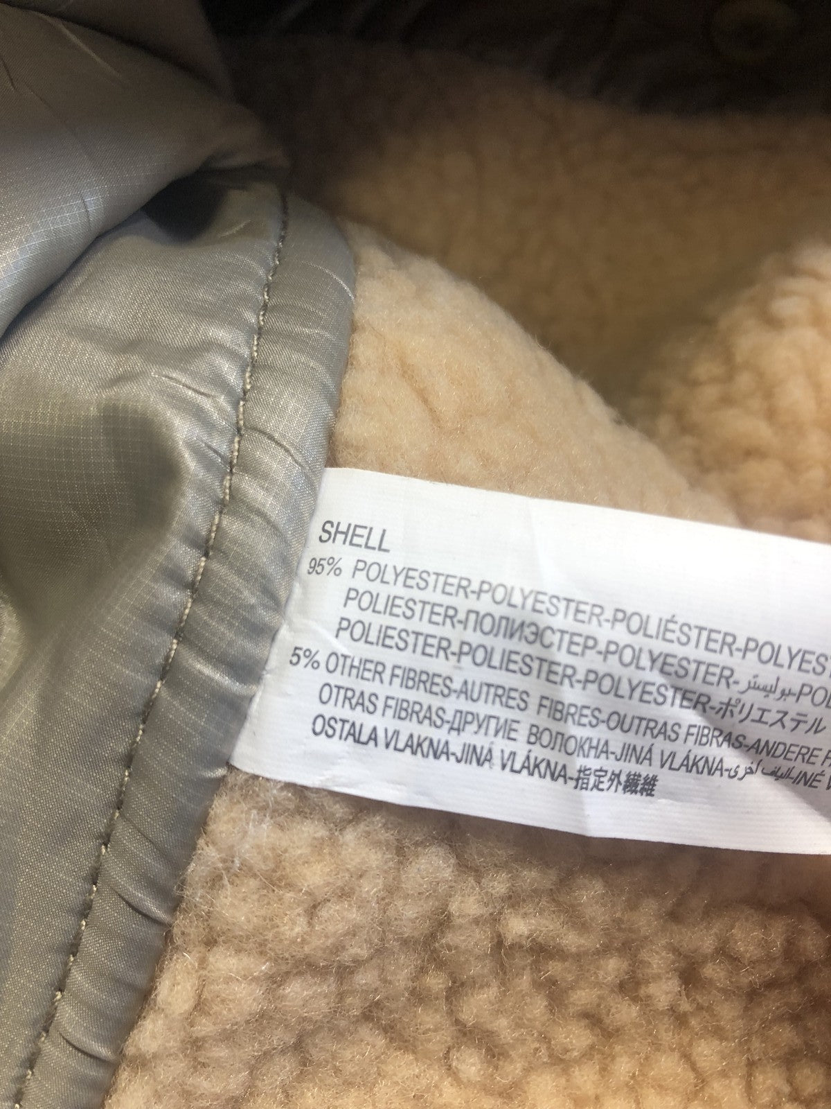 DESIGUAL Demption moteriškas paltas EU38 rudas melanžas su dvigubu pamušalu 