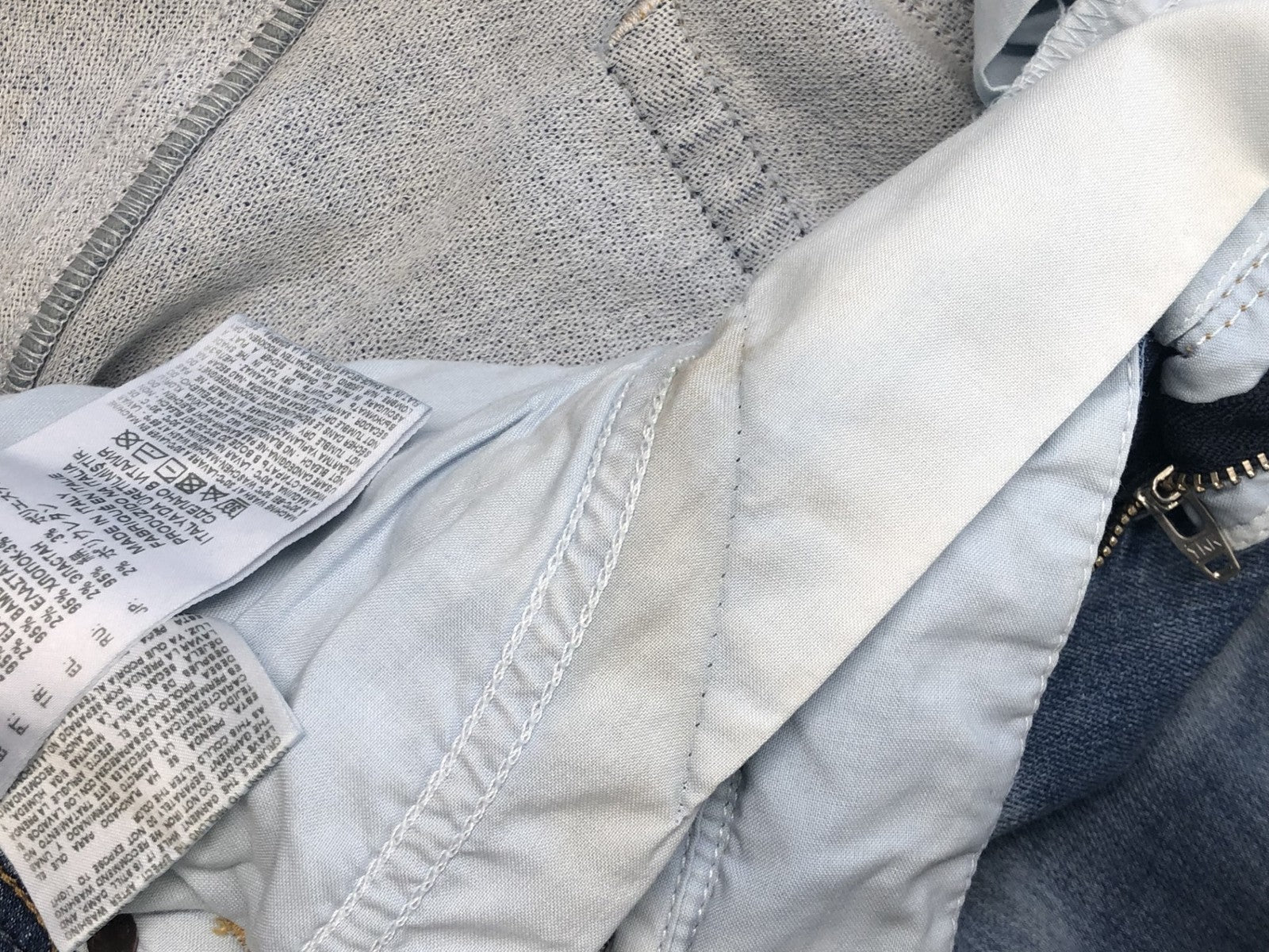 DIESEL Krooley-T 087AE vyriški W29 mėlyni Jog tamprūs skalbti ploni džinsai 