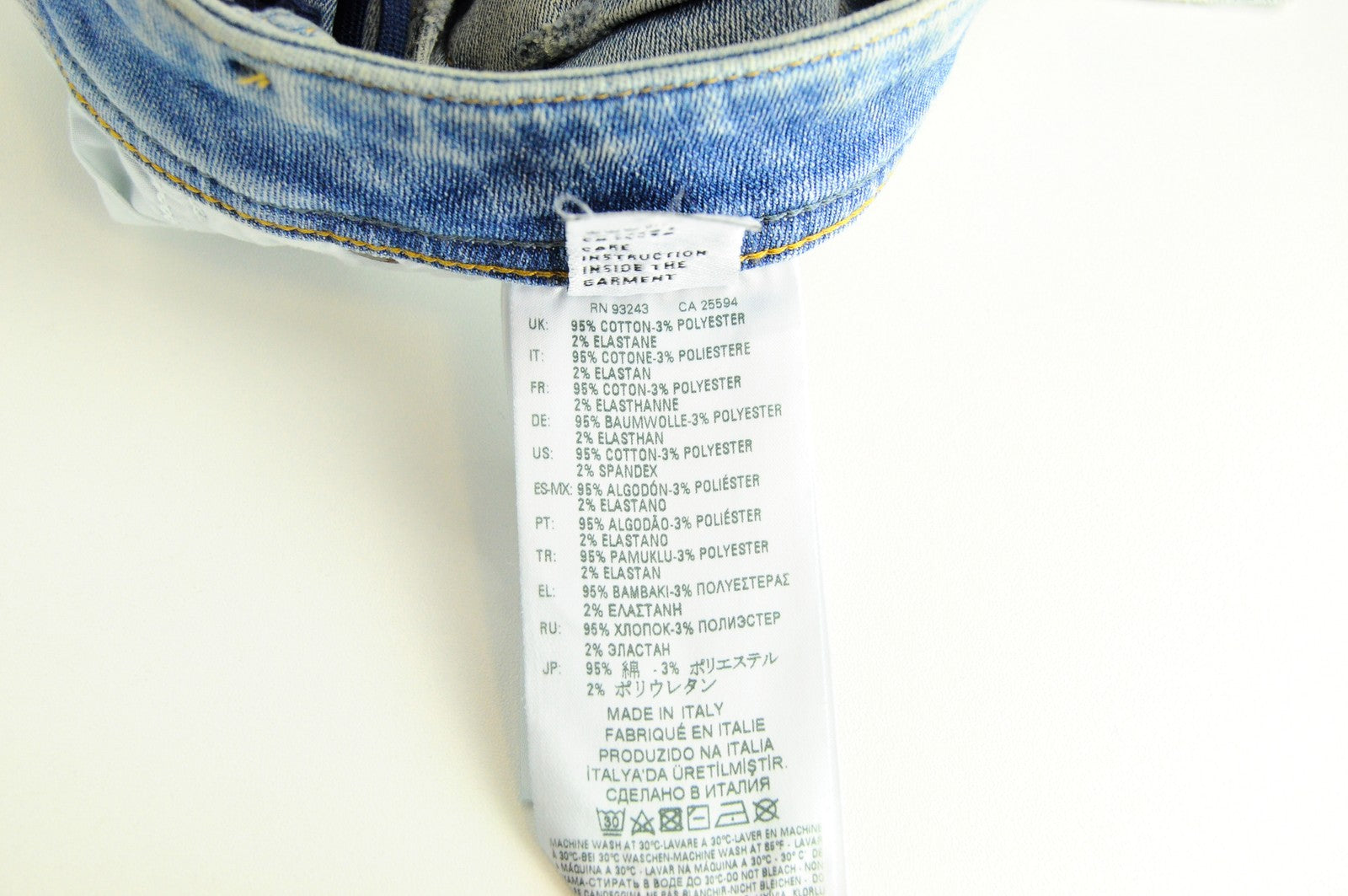 DIESEL Krooley-T 087AE vyriški W29 Jogg mėlyni ploni tamprūs išblukusio audinio džinsai 